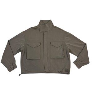 Yogalicious jacket women's S gray rock ridge softlite scuba autumn full zip